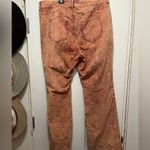 Free People We The Free Burgundy Acid Wash Jeans SZ 35 Photo 2