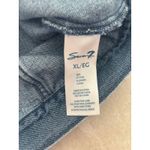 7 For All Mankind Seven Jeans Denim Jacket Womens Size XL Jean Classic Preppy Capsule Ranch Chore Photo 6