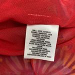 Anthropologie  Deletta Epona Tropical Bird Floral Mock Sleeveless Top Red Photo 11