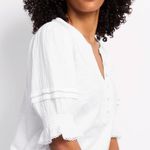 Design History 
SS Mixed Media Split‎ Neck Knit Top Photo 1