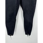 American Eagle  Jeans Women 4 SHORT Black Curvy Hi Rise Jegging Crop Button Fly Photo 2