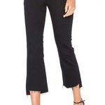 Mother The Insider Crop Two Step Fray Not Guilly jeans size 26 DR Black Photo 1