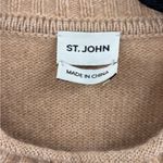St. John  Cashmere Silk Blend Paneled Wide Sleeve Sweater Photo 3