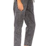 NEW BlankNYC When in Rome Denim High Rise Paper Bag Waist Black Cropped Jeans 26 Gray Photo 4