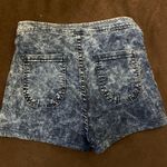 American Apparel MD 90s Blue Acid Wash High Waist Shorts Photo 1