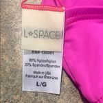 l*space L* Fuchsia Lattice Bikini top Photo 2