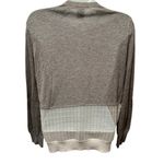 Marc by Marc Jacobs Colorblock Cardigan Sz S Frost Grey Melange Button Down Photo 1