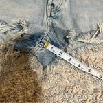 ZARA  Denim Shorts Womens 6 High Rise Cutoffs Light Wash Distressed 100% Cotton Photo 4
