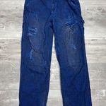 Pilcro and the Letterpress  Royal Blue The Wanderer Jeans Size 28 Photo 0