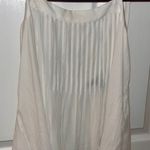 Forever 21 NWOT  Shoulder Tie White Tank Top Blouse Photo 3