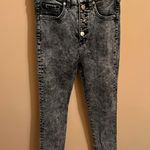 Veronica Beard Maera Skinny High Rise Jeans in Black Acid Wash Photo 2