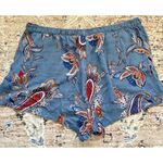 In Bloom by Jonquil Pajama Set Womens Small Blue Paisley Soft‎ Knit Cozy Luxury Photo 10