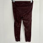 Sweaty Betty  Leggings activewear Maroon Camouflage workout 7/8 leggings medium Photo 2