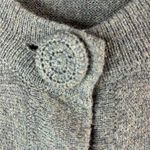margaret o'leary  M Italian Wool Knit Cardigan in Olive Photo 3