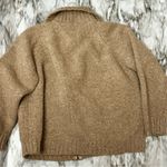 United Colors Of Benetton Oatmeal Wool Knit Sweater Cozy Cabincore Woodsy Fall Photo 5