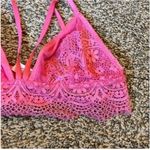Victoria's Secret Victoria’s Secret Sz S Hot Pink Lace Bra Adjustable Straps No Underwire Or Pads Photo 1