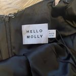 Hello Molly NWT Black and Gold Mini Dress Photo 4