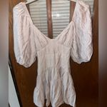 Mustard Seed  Cream Puff Sleeve Mini Dress Photo 2