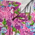 Lilly Pulitzer  Womens Buttercup Knit Floral Shorts Size 8 Preppy Resortwear Photo 4