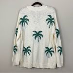 Show Me Your Mumu Palm Tree Knit Gilligan V Neck Oversized Sweater NWT Size M Photo 5