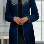 Midnight‎ Velvet Dorinda Women's Small Denim Duster Jacket Blue Photo 0