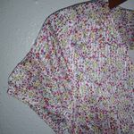 J.Crew 2 XS Floral Midi Maxi Dress Button Down Front Pink Yellow NWOT Photo 2