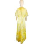 Vintage Unbranded Gunne Sax Style 60s Maxi Dress Size Large Yellow Photo 1