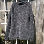 Forever 21  Gray Fluffy Cardigan Sweater XS Photo 4
