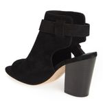 Paige Mimi Black Suede Block Heel Sandal 8 Photo 1