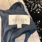 Azazie Navy Prom Dress  Blue Photo 8