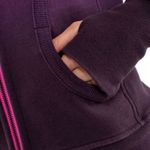 Lululemon Scuba Hoodie Jacket Coat Fur Paris Pink Black Ombre 2011 Rare Size 4 Photo 5