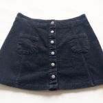 Brandy Melville Melville Corduroy A-Line High Waist Mini Skirt Photo 1