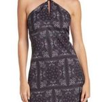 Elodie  Bandana Paisley Halter Neck Mini Dress Size L Photo 0