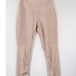 ALO Yoga Womens Leggings Beige Heather High Waisted Pull On Stretch Gym Small Tan Photo 4