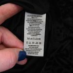 Free People  Womens S A Little Twist Off Shoulder Velvet Black Top Photo 8