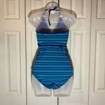 Motherhood Maternity Striped One Piece Swimsuit S Photo 11