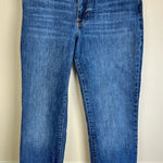 Mango Claudia slim-fit cropped jeans Size 10 Frayed Hems Photo 0