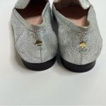 Kate Spade carima silver metallic sparkle loafers sz 6 Photo 5
