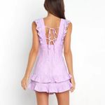 Petal and Pup  Kartia Dress Purple Lace Ruffle Mini Size 10 Photo 1