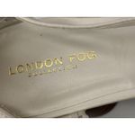 London Fog  Collection Valonia Womens White Block Heels Size 10 Photo 1