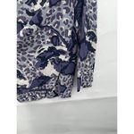 Tory Burch  Blouse‎ Women 4 Purple Floral 100% Silk Y2K Retro Preppy Funky Rave Photo 4