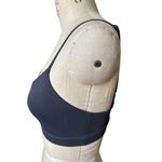 Alo Yoga Interlace Yoga Sports Bra in Dark Gray Size XS XSmall Green Photo 2