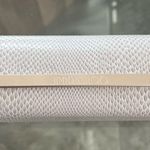 Jimmy Choo Hard Case with Wipe, Snakeskin Silvertone Hardware NEW w/o Tax Photo 2