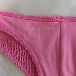 White Fox Boutique St. Lucia Bikini Top & Island Hideout Bottoms, Baby Pink Ruched Photo 4