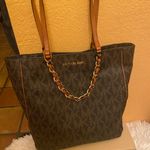 Michael Kors Brown MK Monogram Tote Photo 0