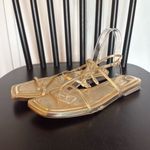 Joie  gold square toe strappy sandals size 6 Photo 1