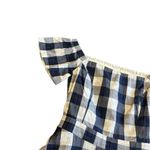 Adelyn Rae Off-Shoulder Gingham Plaid Dress Cutout Back A-Line Size Medium NWT Photo 4