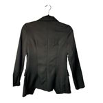 Womens black Casual Blazer Cardigan Open Front Long Sleeve Solid Color Jacket Sz Size XS Photo 3