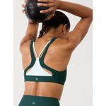 Athleta New S Flex Spacer Tipped Bra Cypress/Glacier Small D-DD Photo 1