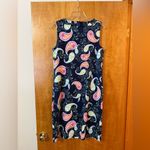 Talbots  Pleat-Neck Ruffle Collar Dress Sleeveless Paisley Floral NWT Medium Photo 10